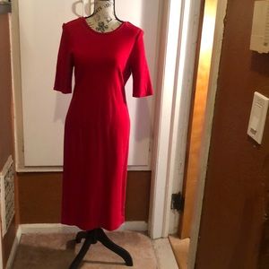 Short sleeve semi maxi T-shirt dress